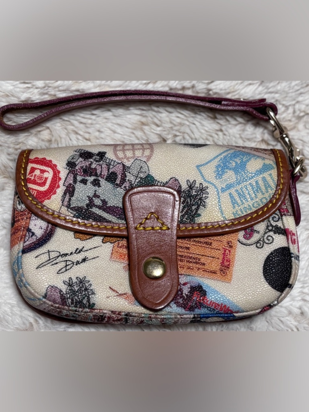 Dooney & Bourke Disney World 40th Anniversary Wristlet Preowned